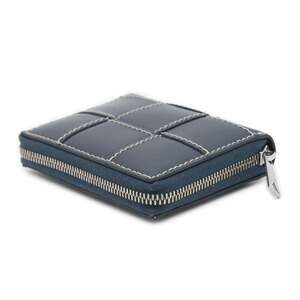 Bottega Veneta Around Cassette Zip Bi Wallet fold Leather Compact